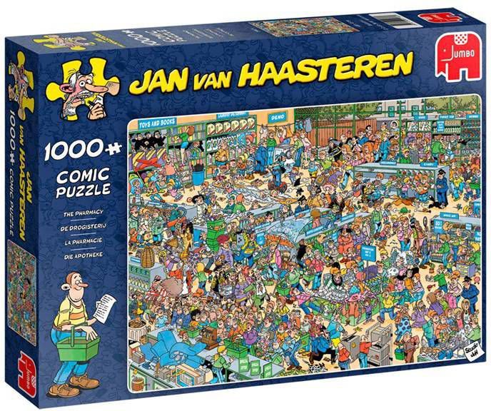 Jan Van Haasteren Puzzel De Drogisterij 1000 Stukjes - Woodywoodtoys.nl
