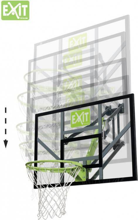 buitenaards wezen ijs hoe vaak EXIT TOYS EXIT Galaxy Basket aan de muur bevestigde ballenhoepel met  dunkring groen/zwar - Woodywoodtoys.nl